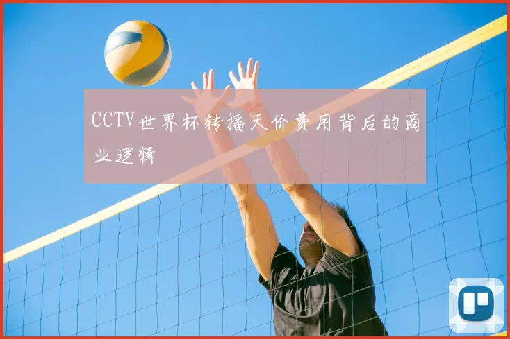 CCTV世界杯转播天价费用背后的商业逻辑